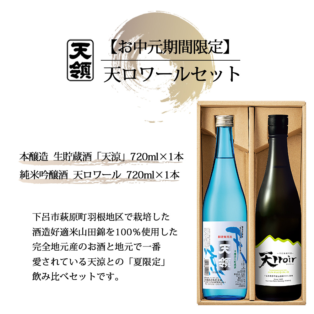 毎日激安特売で 営業中です 天ロワール セット 純米吟醸酒 本醸造生貯蔵酒 天涼 各 720ml 天領酒造 夏限定 ギフト 贈答 贈り物 プレゼント  お中元 fucoa.cl