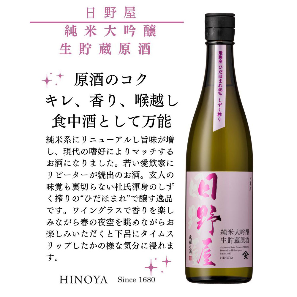 市場 ふるさと納税 各 しずくセット 天涼 日野屋 期間限定 純米大吟醸生貯蔵酒 天領酒造 本醸造生貯蔵酒 お中元 720ml