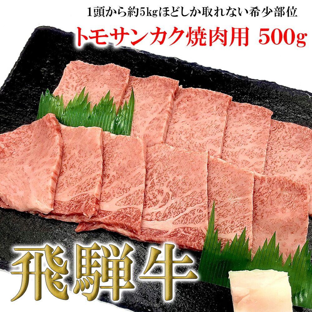 5☆好評 菊の井 飛騨牛トモサンカク焼肉 500g 4〜5人前 飛騨牛 下呂