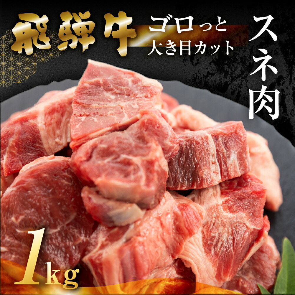 【ふるさと納税】飛騨牛 煮込み用 スネ肉　切り落とし 1kg（500g×2）冷蔵 牛肉 ブランド牛 牛 下呂市 GGシェフ 下呂魚介 切り落し　カレー シチュー カット肉