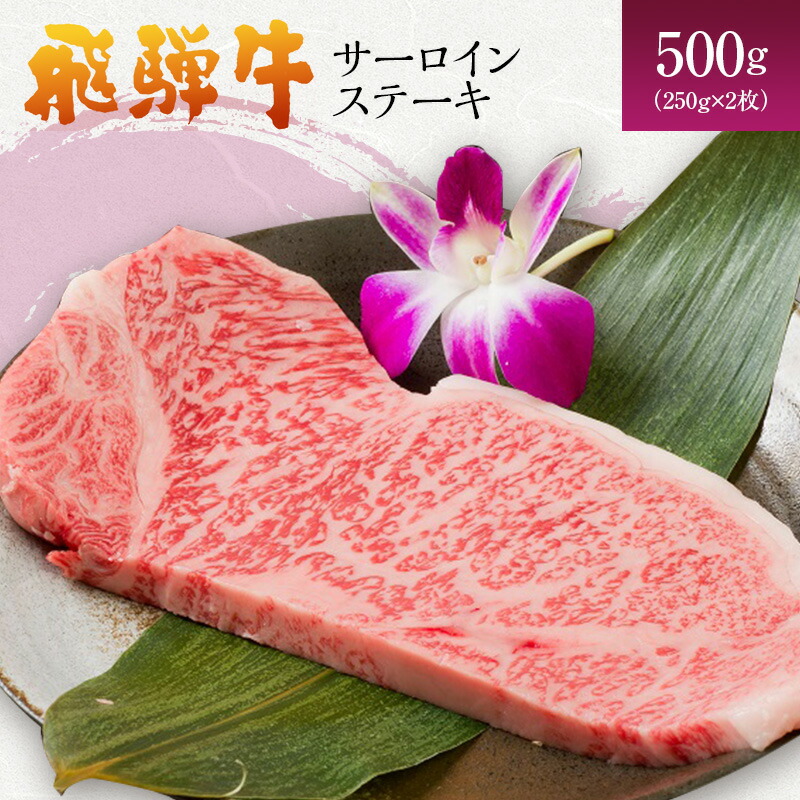【ふるさと納税】岐阜県海津市産 飛騨牛サーロインステーキ(250g×2枚)