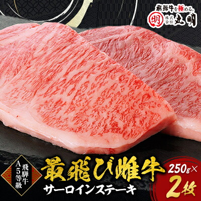 【ふるさと納税】【最飛び雌牛】飛騨牛A5等級サーロインステーキ　250g　2枚/3枚/4枚/5枚_ 肉 牛肉 飛騨牛 ブランド牛 ステーキ サーロインステーキ A5ランク 和牛 岐阜県 養老町 冷凍 送料無料 【配送不可地域：離島】【G1520149】