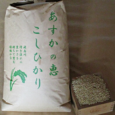 【ふるさと納税】あすかの恵　こしひかり／玄米10kg お米 コシヒカリ 　お届け：2025年10月上旬～2026年4月中旬