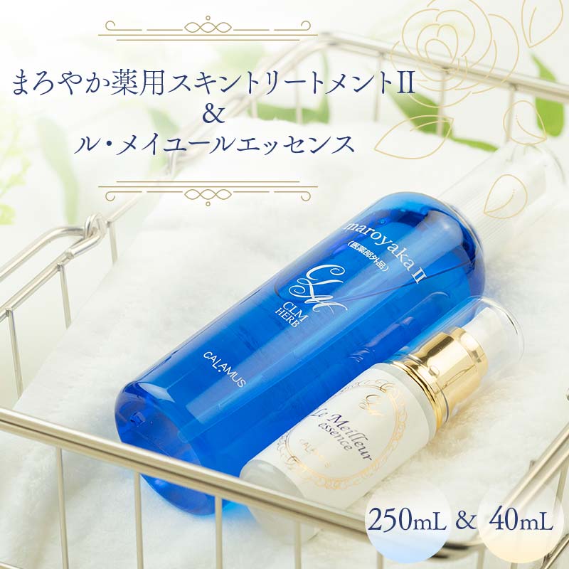 【ふるさと納税】まろやか薬用スキントリートメントII 250mL ＆ ル・メイユールエッセンス 40mL 美容液 セット 岐阜県 坂祝町 さかほぎ F6M-358