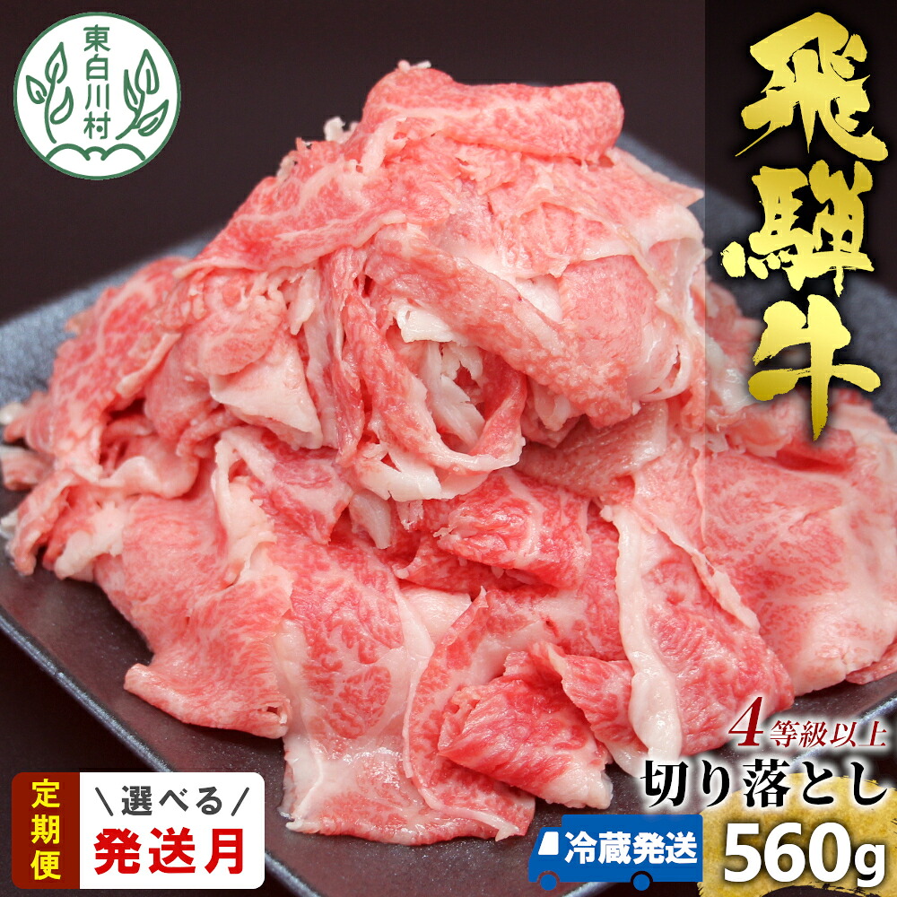 【ふるさと納税】 飛騨牛 4等級以上 切り落とし 560g 冷蔵 牛肉 和牛 肉 切落し ブランド牛 4等級 5等級 国産 切落とし 切り落し 切落し 人気 おすすめ 薄切り 岐阜 東白川村 すき焼き お取り寄せ 中濃ミート 10000円 1万 スーパーセール｜岐阜県東白川村