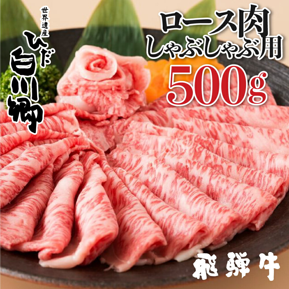 飛騨牛 しゃぶしゃぶ用 ロース肉 500g JAひだ しゃぶしゃぶ 牛肉 黒毛和牛 お歳暮 敬老の日 ギフト 45000円 S106 受賞店