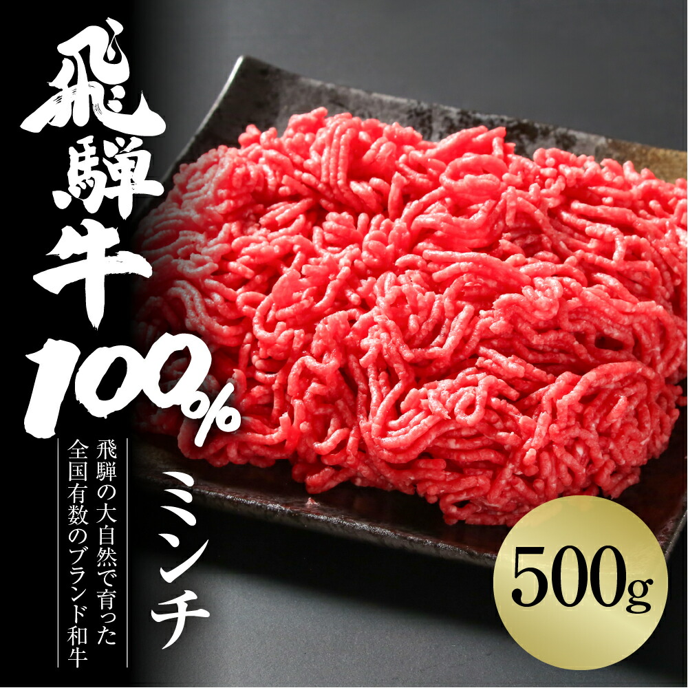 【ふるさと納税】 飛騨牛 ミンチ 500g 冷凍真空パック 肉 お肉 肉じゃが ハンバーグ 麻婆豆腐 黒毛和牛 和牛 人気 おすすめ 牛肉 ギフト お取り寄せ 飛騨高山ミート [MZ039]｜岐阜県白川村
