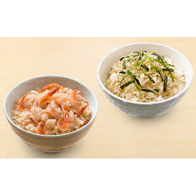 【ふるさと納税】静岡炊き込みご飯の素セット（桜えび、しらす各４パック） 海の幸 | 海の幸 　加工食品・海老・エビ