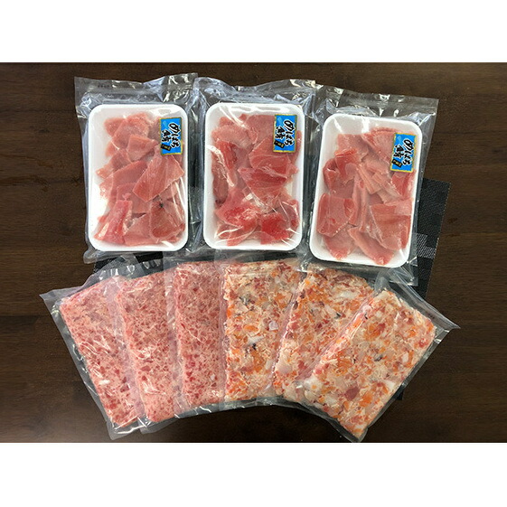【ふるさと納税】まぐろ 賑わい丼セット3種9パック 合計 1.8kg （まぐろたたき めばち鮪切落し 海鮮たたき） 海の幸 【配送不可：離島】 | 魚貝類・鮪・マグロ・まぐろ・加工食品
