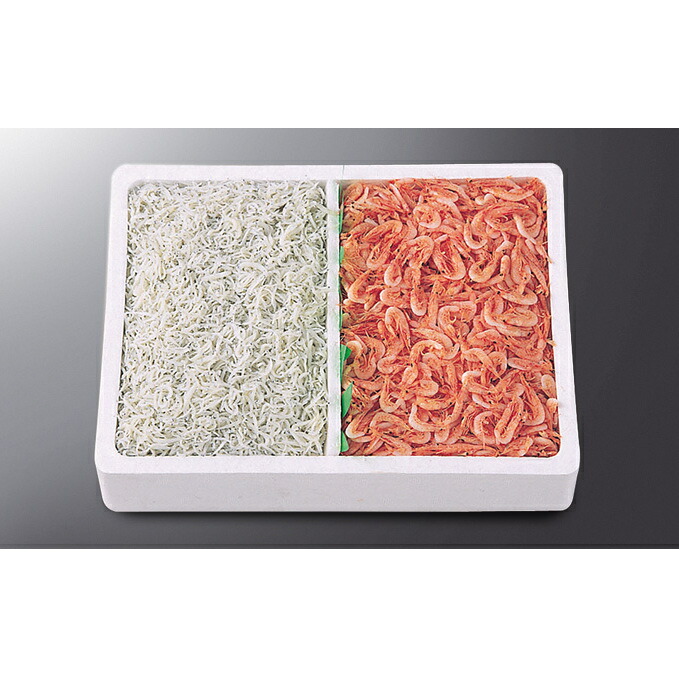 【ふるさと納税】釜揚げしらす・釜揚げ桜えびセット（各400ｇ） 海の幸 【配送不可：離島】 | 海老・エビ・魚貝類・しらす・釜揚げしらす・釜揚げ桜えび