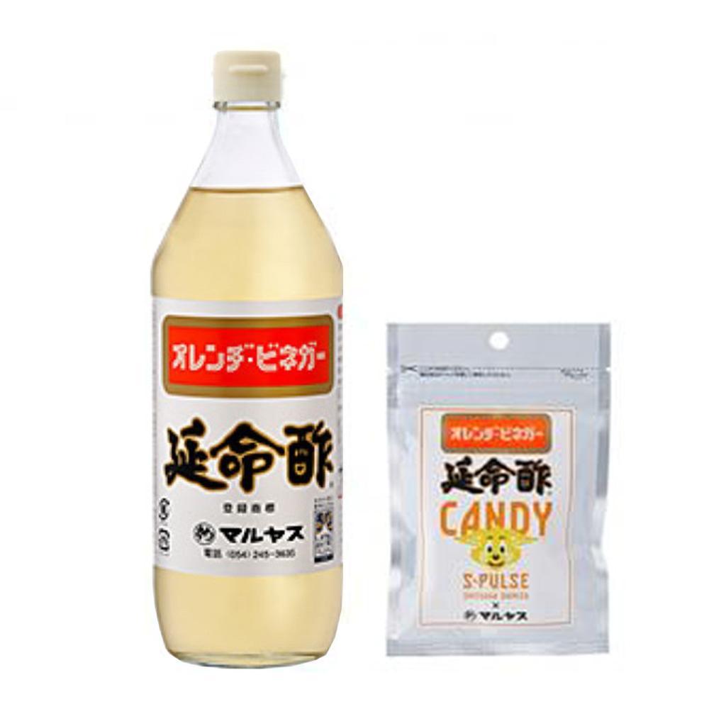 【ふるさと納税】清水エスパルス×延命酢キャンディーと延命酢900mlセット★★ | お菓子・あめ・飴・お酢・延命酢