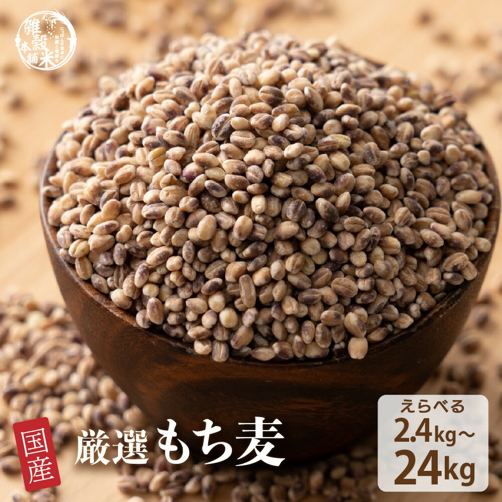 【ふるさと納税】【内容量が選べる】もち麦 2.4kg～24kg◇ | 雑穀米 雑穀 お米 ダイエット 栄養 健康 おすすめ 人気 送料無料 8,000円