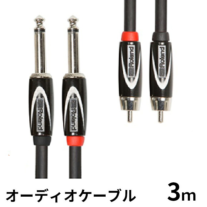 【ふるさと納税】【Roland純正】オーディオケーブル 3m/RCC-10-2R28【配送不可：離島】 雑貨 日用品