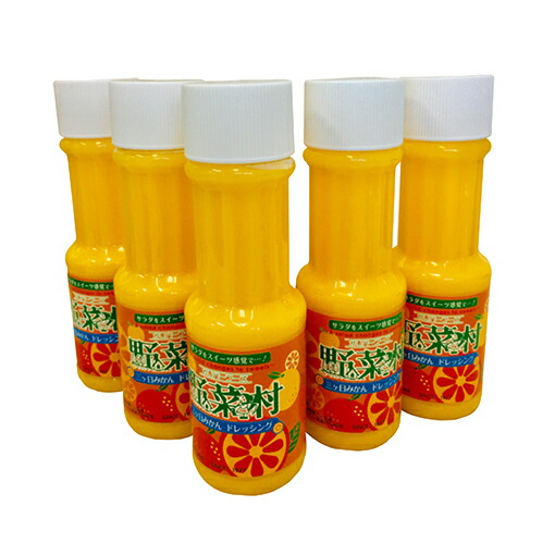 【ふるさと納税】【1977年創業】野菜村ドレッシング三ヶ日みかん300ｍl　5本セット 調味料