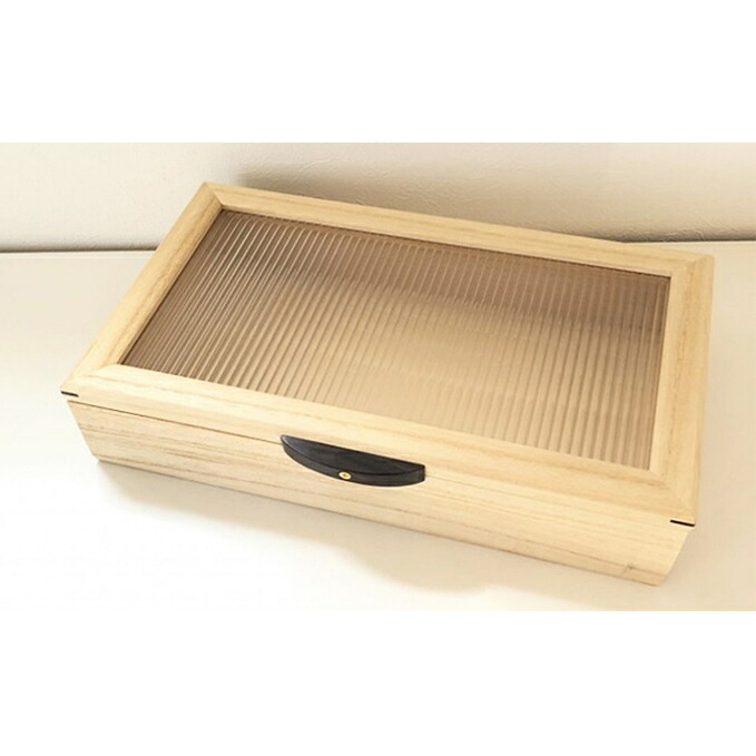 【ふるさと納税】木製小物入れ／桐 芸術品 雑貨 日装置