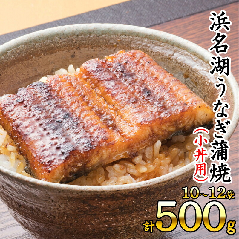 【ふるさと納税】浜名湖うなぎ蒲焼（小丼用）計500g 【訳あり】サイズ不揃い10～12袋 加工品 養殖 老舗 手焼き 百貨店 ギフト カット 湯せん レンジ 美味しい 冷凍 食べきり 便利 簡単 調理 土用の丑の日 静岡県 浜松市