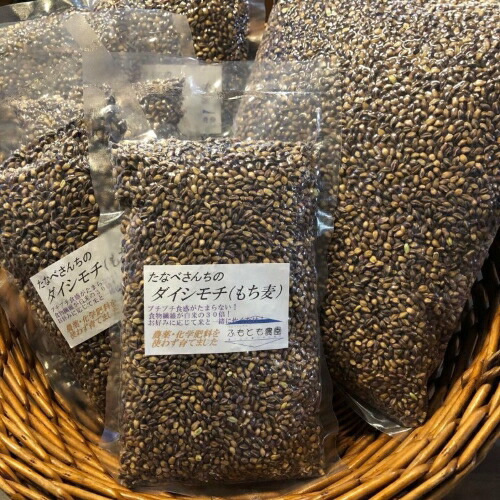 【ふるさと納税】富士山麓オーガニックファーマーズ もち麦 ダイシモチ 1kg×3袋セット　送料無料 静岡県 富士宮市
