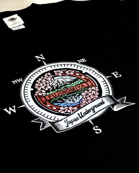 いいスタイル 富士宮市 マンホールｔシャツ 黒 送料無料 静岡県 Fucoa Cl