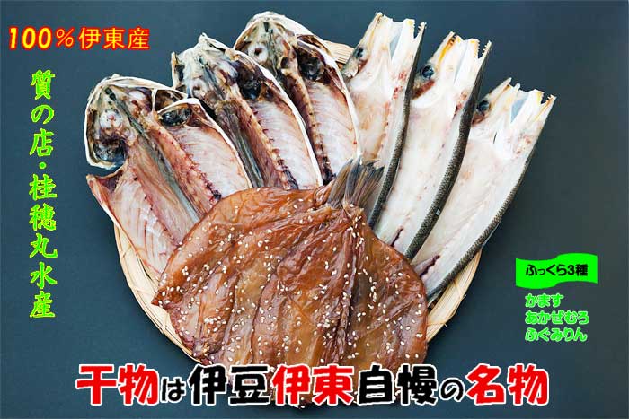 【ふるさと納税】伊豆・伊東 桂穂丸干魚店 ひもの詰合せ｜静岡県伊東市