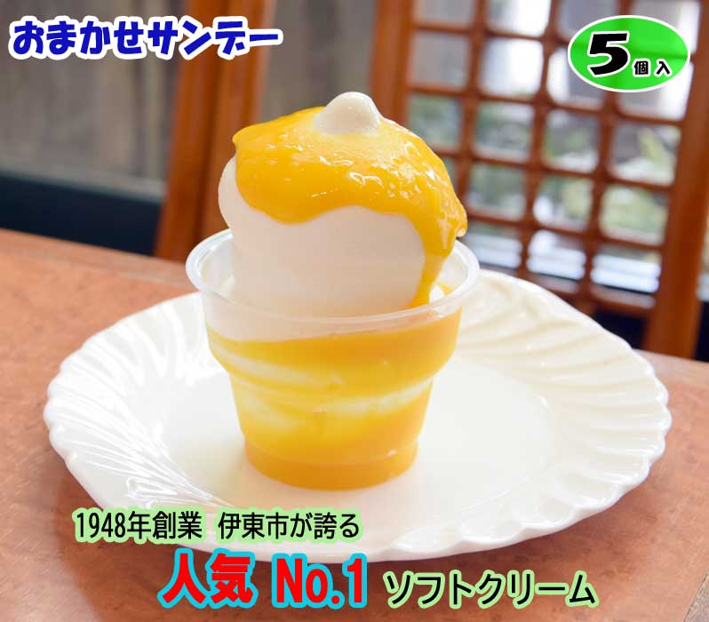 【ふるさと納税】おまかせサンデー 5個入｜静岡県伊東市