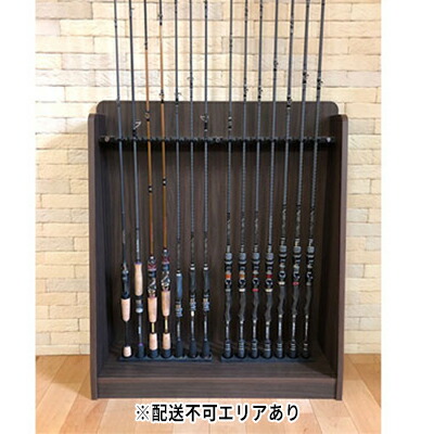 【ふるさと納税】釣り ロッドスタンド 14本収納 ウォールナット 釣 釣り具 釣り竿 置き 収納 釣り竿ラック 釣り竿立て フィッシング スタンド ラック 釣り用品 インテリア 収納家具 家具 静岡 静岡県 島田市 配送不可:離島|静岡県島田市