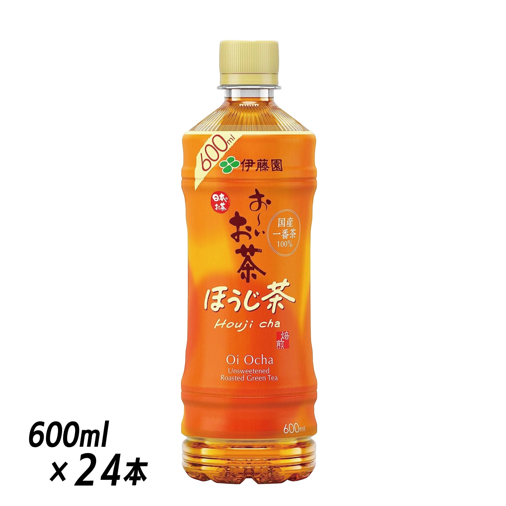 【ふるさと納税】 伊藤園 お～いお茶 ほうじ茶 600ml&times;24本 PET おーいお茶 ペットボトル ケース セット 備蓄 防災 飲料 富士市 [sf066-006]｜静岡県富士市