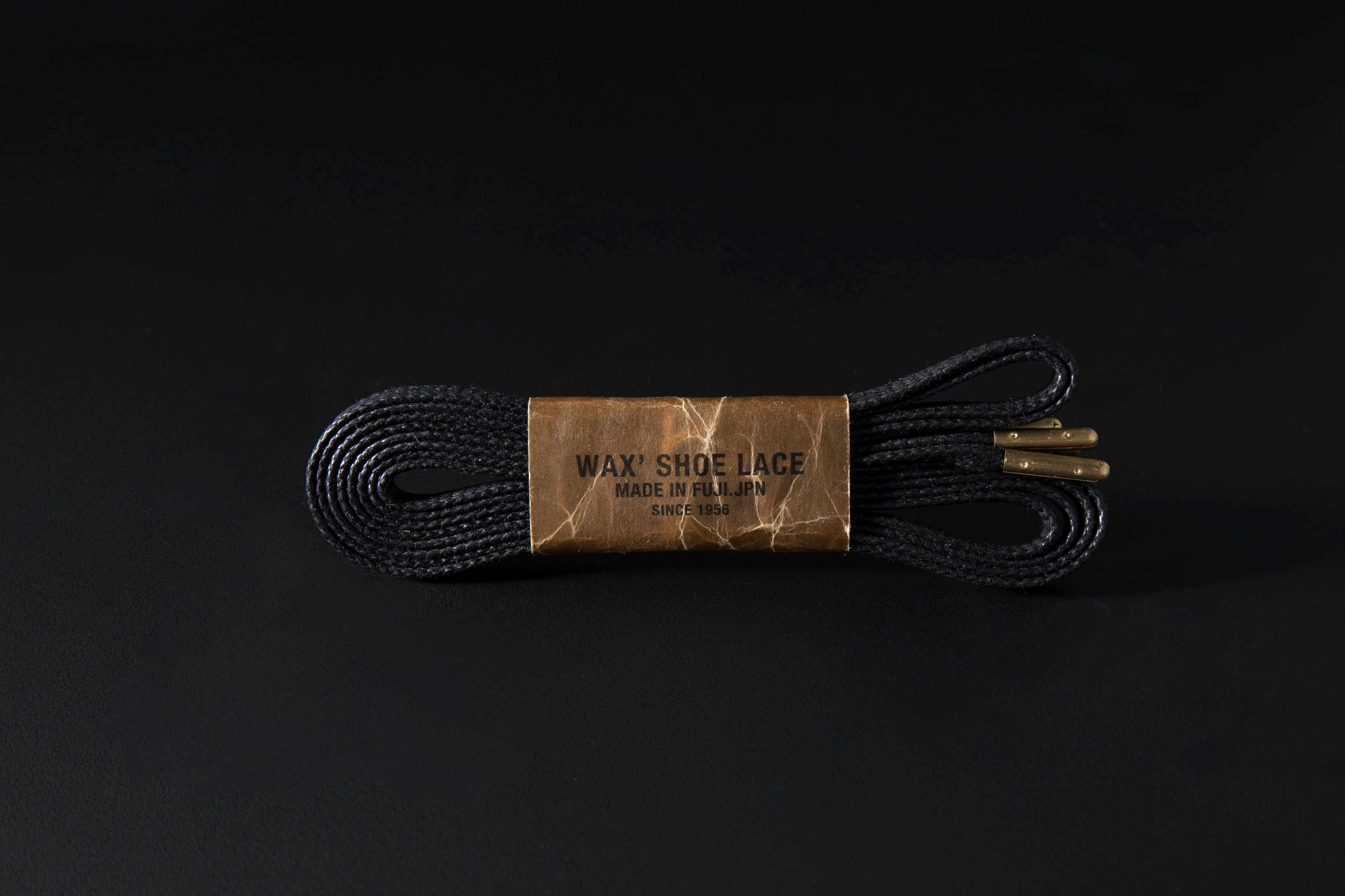 若者の大愛商品 1501 WAX' SHOE LACE -FLAT- -ROUND- 人気のブラック２ 