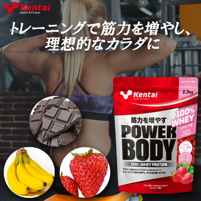 【ふるさと納税】【形づくるで筋力盛りかえすを志す方へ】力強さ上半身100%ホエイプロテイン オランダ苺 2.3kg【1704509】