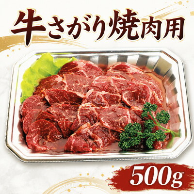 【ふるさと納税】牛さがり焼肉用 究極のうま味 500g【配送不可地域：離島】【1741795】｜静岡県磐田市