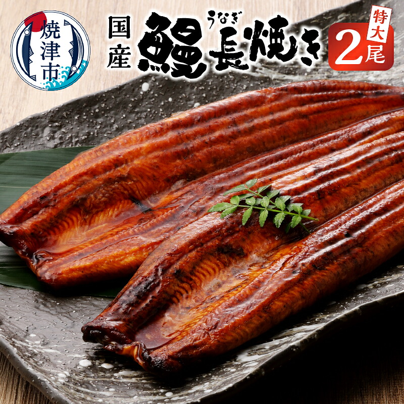 【ふるさと納税】 鰻 うなぎ 長焼き 冷凍 魚 焼津 2尾 セット たれ付き 国産 真空パック a18-042｜静岡県焼津市 13,500円