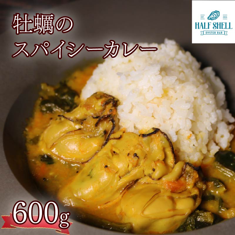 【ふるさと納税】 パクチー 香る 牡蠣 の スパイシー カレー 3人前（200ｇ×3袋） 牡蠣カレー オイスター カキ スパイシーカレー 惣菜 カレーライス 牡蠣のカレー パクチーカレー かき エスニック オイスターバーHALFSHELL オイスターバー HALFSHELL 静岡県 藤枝市