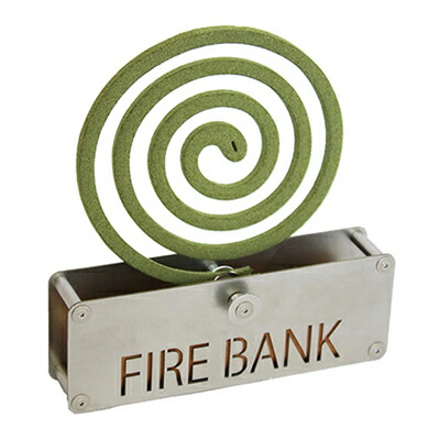 【ふるさと納税】FIRE BANK 蚊取り線香ホルダー『銀船（ぎんふね）』バーベキュー BBQ ハイキング 殺虫 ソロキャンプ アウトドア 防虫 登山 人気 厳選 袋井市 雑貨 日用品