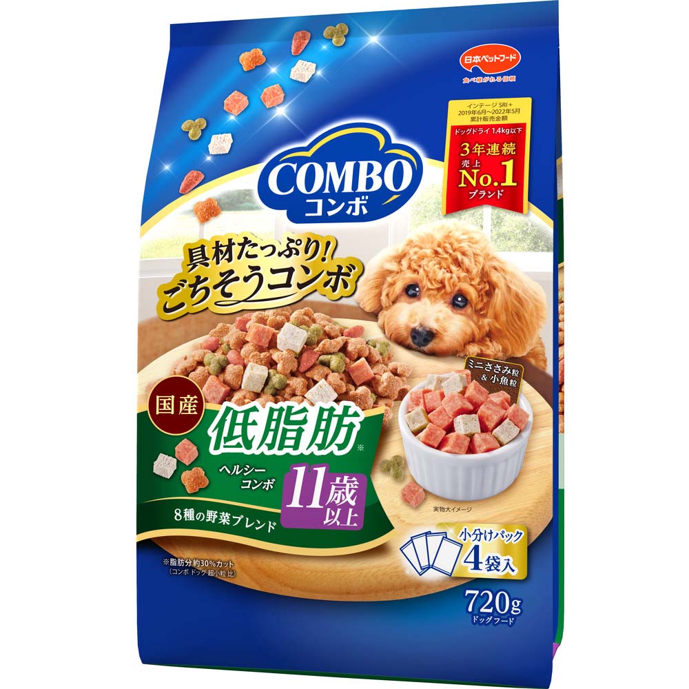 【ふるさと納税】コンボ ドッグ 低脂肪 11歳以上 720g ｘ12(ケース単位) ドッグフード