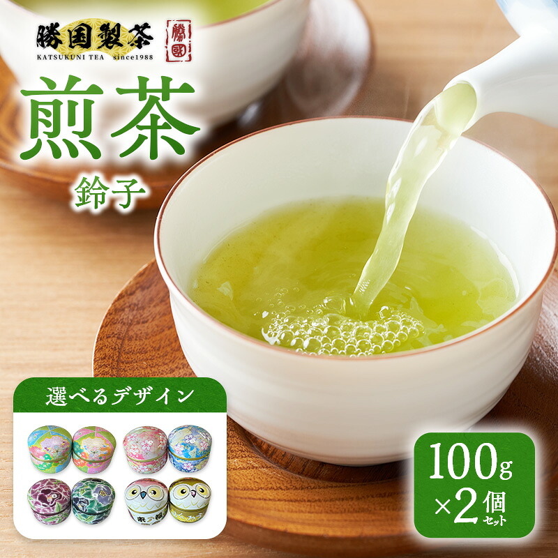 【ふるさと納税】煎茶 鈴子 100g×２個セット お茶 贈答用 ギフト お中元 9,750円