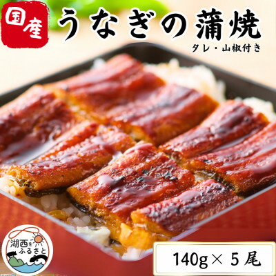 【ふるさと納税】特撰浜名湖うなぎ蒲焼140g×5尾【配送不可地域：離島】【1497502】