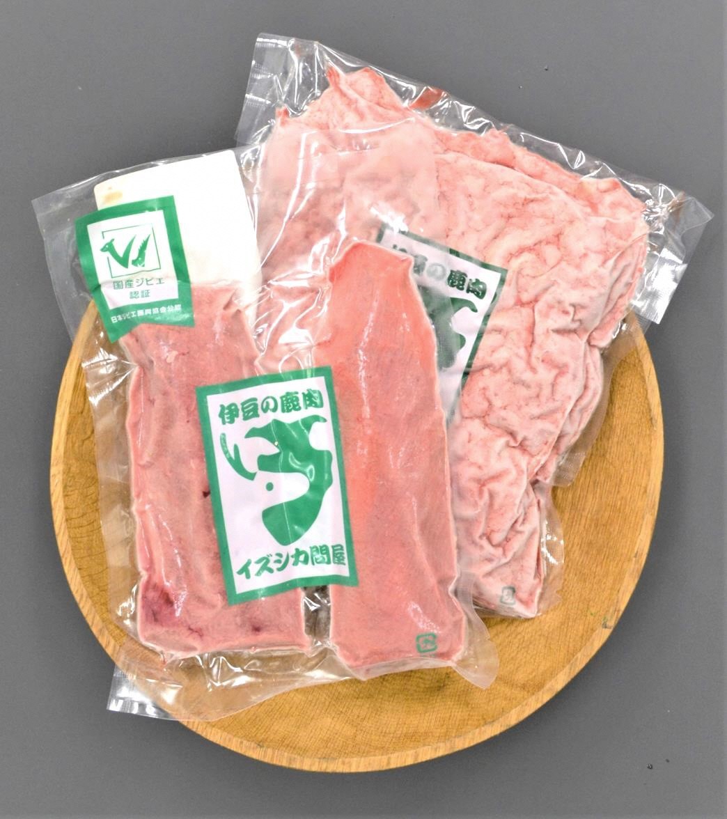 ふるさと納税 A 066 わんこと一緒に食べられる伊豆鹿ひき肉 1kg とロースブロック 約0g Tajikhome Com