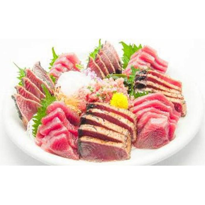 【ふるさと納税】日光丸　一本釣船上活〆かつお赤身と藁焼きセット