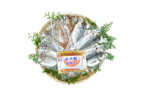 【ふるさと納税】金め鯛 味噌漬 干物 Bセット 1138 / 山長水産 金目 鯵 鯖 アジ サバ 静岡県 東伊豆町
