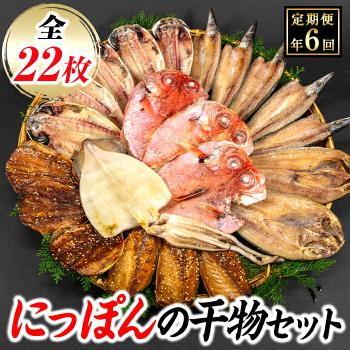 【ふるさと納税】 ひもの あじ さば 鯵 金目鯛 鯖 国産 伊豆 藤文の「にっぽんの干物セット定期便」（年6回）