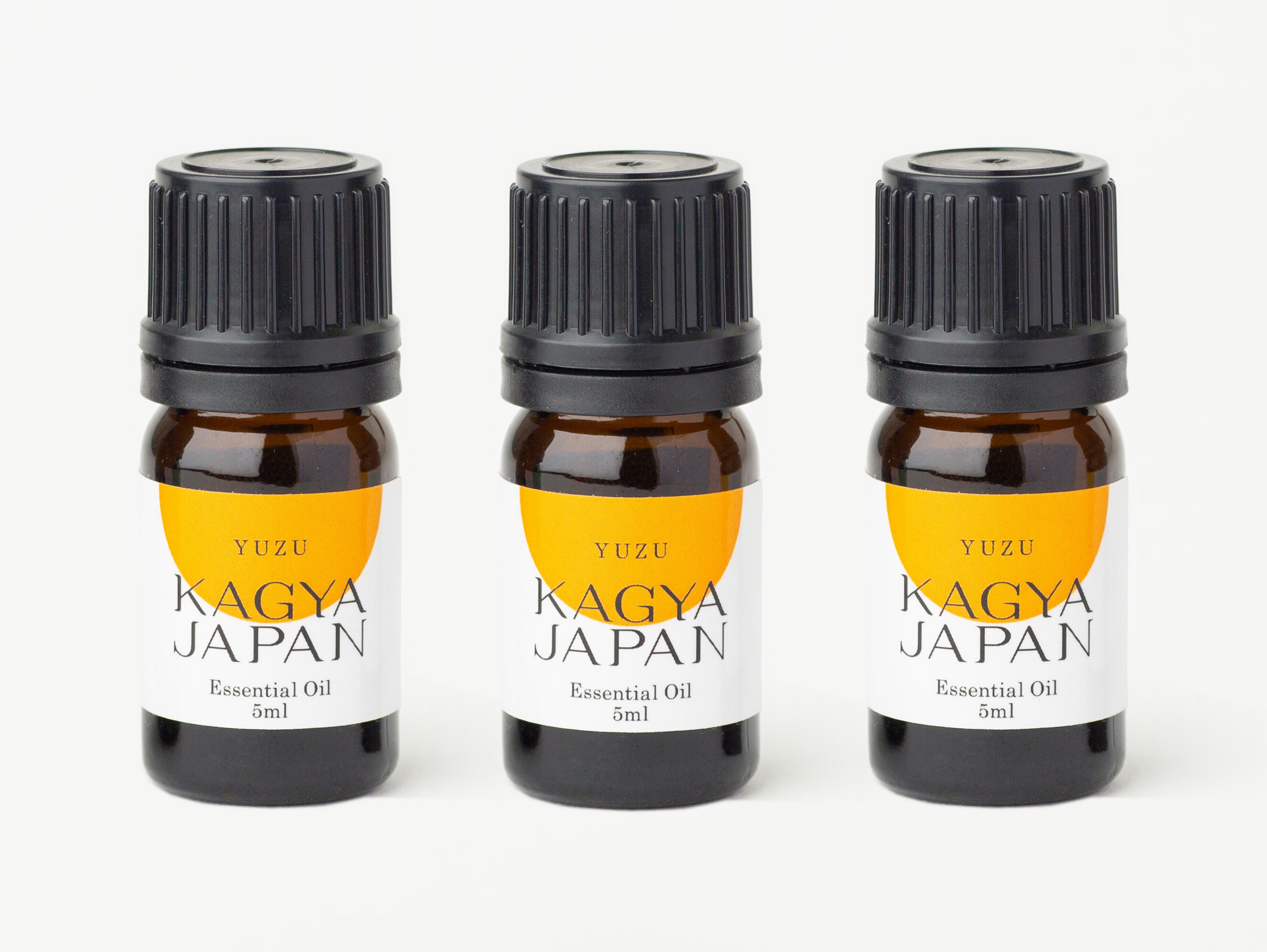 【ふるさと納税】KAGYA JAPAN エッセンシャルオイル【YUZU】（5ml×３本書き割り）