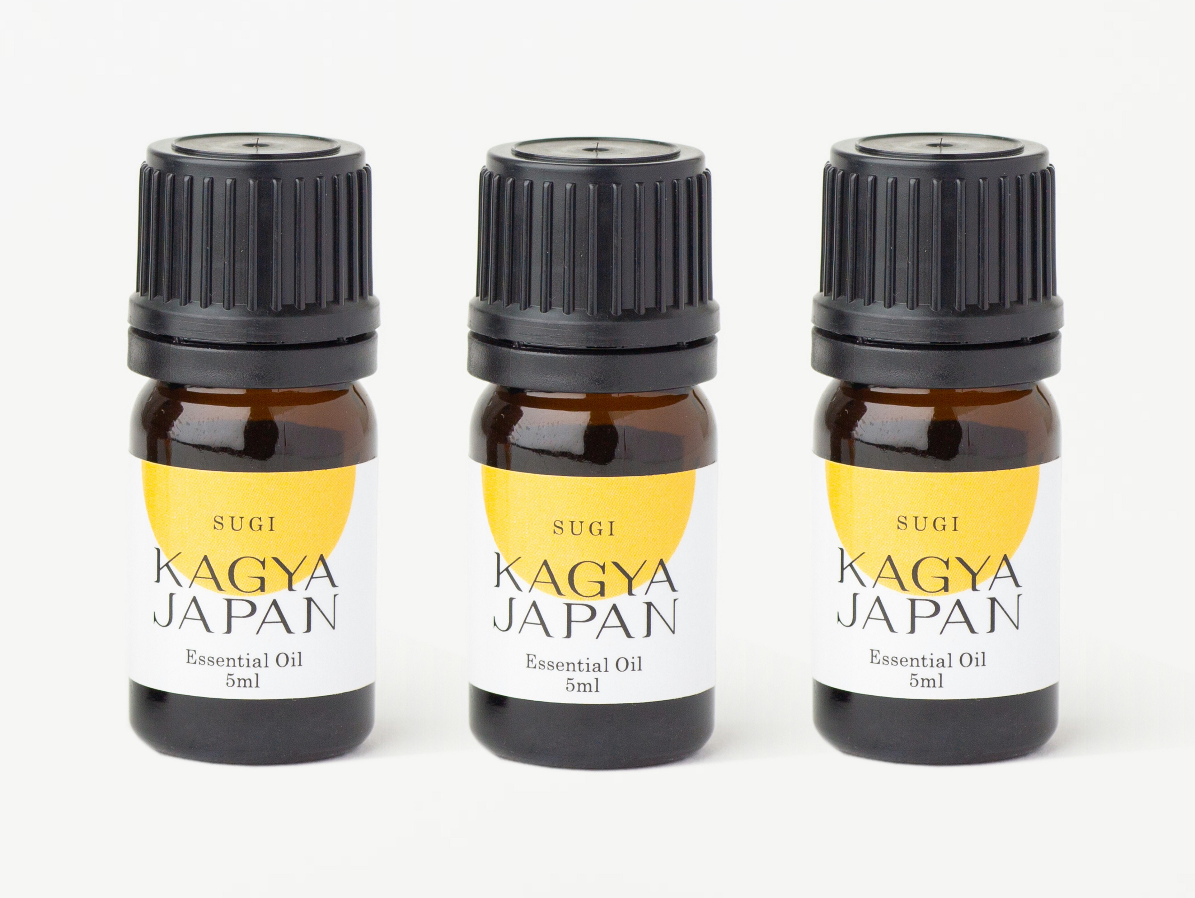 【ふるさと納税】KAGYA JAPAN エッセンシャルオイル【SUGI】（5ml×3本書き割り）