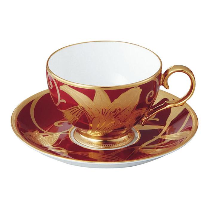 ふるさと納税 愛知県 名古屋市 レディバグ　ティー・コーヒー碗皿セット6客　絵変り T772-16／N50787 ふるさと納税 レディバグ ティー・コーヒー碗皿セット6客 絵変り T772