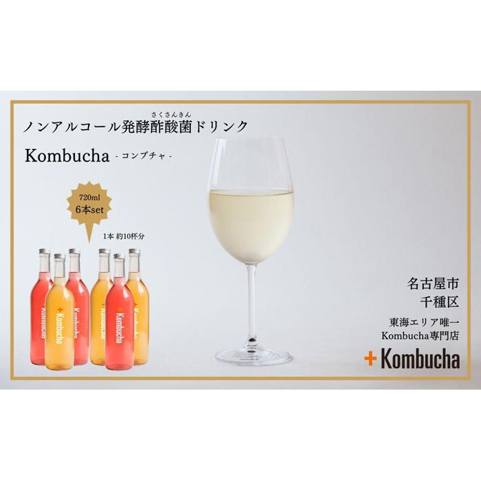 【ふるさと納税】美味しく楽しめる！+KombuchaのKombucha６本セット