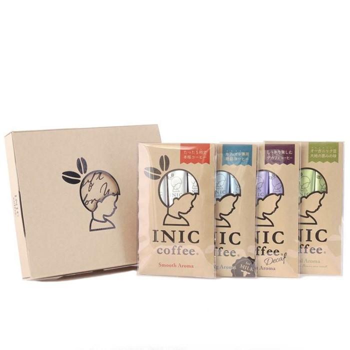 【ふるさと納税】コーヒー スティック INIC coffee コーヒーギフト 人気の詰合せ アソート 12本 手軽に本格ドリップの味 粉末 珈琲 カフェオレ デカフェ カフェインレス イニック インスタントを超える味｜愛知県名古屋市