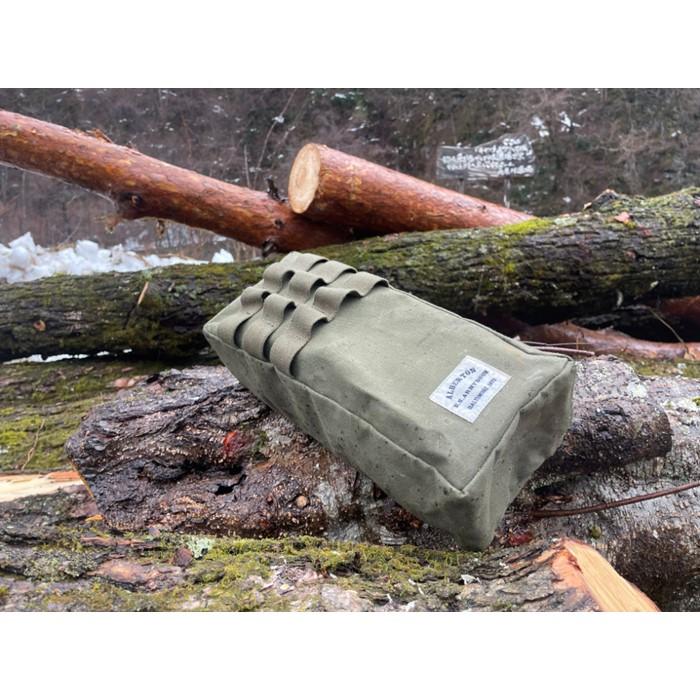 【ふるさと納税】軍用蝋引っ張ることアーミーダック出どころで作ったアメニティーボックス席（４色） 男女兼用バッグ-バッグ