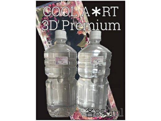 【ふるさと納税】固めるハーバリウム『"COOL A*RT" 3Dプレミアム』（A液 850ml、B液850ml）｜愛知県豊橋市 19,710円