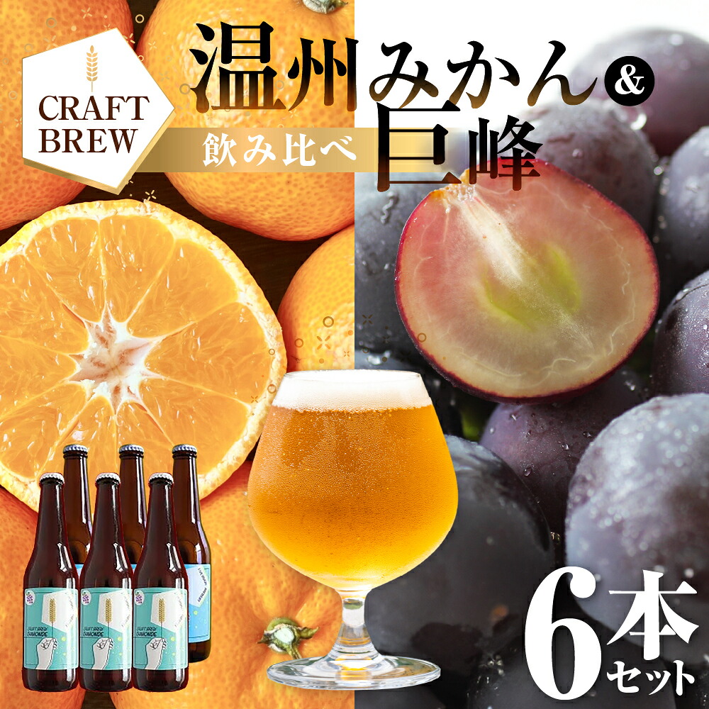 【ふるさと納税】ビール DAMONDE 2種6本 セット 巨峰 温州みかん ビール お酒 地ビール 地酒 クラフト 麦酒 ギフト プレゼント 贈答 父の日 敬老の日 フルーツビール 愛知県 豊橋市 送料無料｜愛知県豊橋市