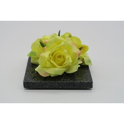 超人気 咲く石シリーズ Pretty Flowers 黄色の小バラ 135 超目玉 Escolasbarquinha Pt