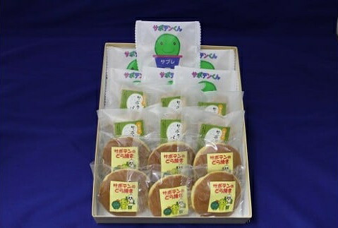 【ふるさと納税】珍しくてかわいい！サボテントリオ（サボテンを使った焼き菓子詰合せ）【お中元対応可】