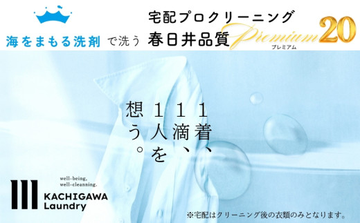 【ふるさと納税】宅配クリーニング 春日井品質プレミアム(20点コース)|愛知県春日井市